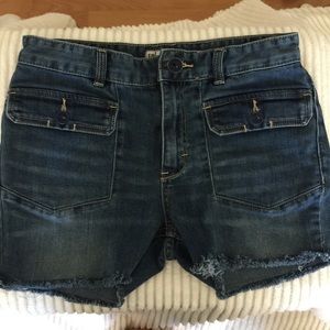 Free People denim shorts